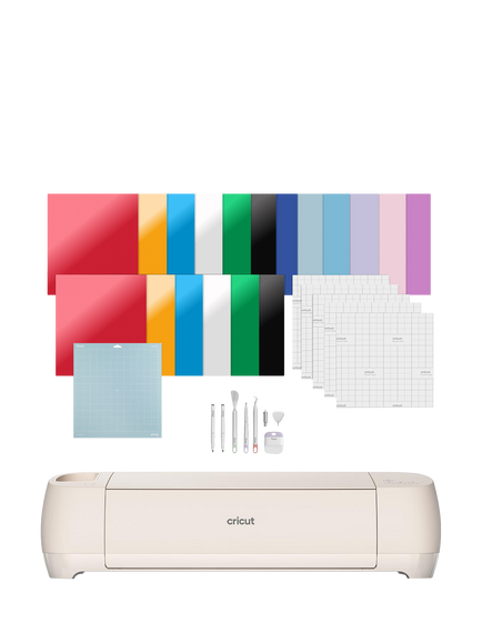 Cricut Explore 4 Essentials Cutting Machine Bundle, Seashell