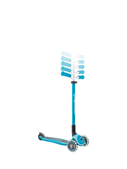 Globber Master Lights Scooter - view 2, Sky Blue