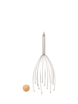 Kikkerland 3-in-1 Head Massager, Multi, Multi