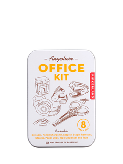 Kikkerland Mini Office Kit, Yellow
