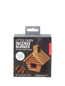 Kikkerland Cabin Incense Burner, Natural - view 2, Natural