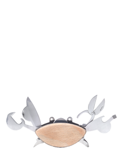 Kikkerland Crab Multi Tool, Multi, Multi