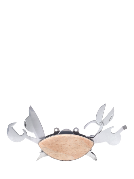 Kikkerland Crab Multi Tool, Multi, Multi