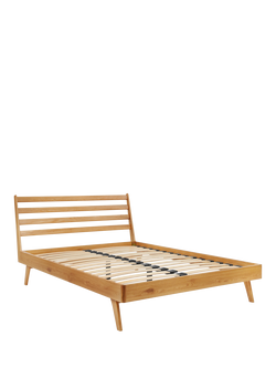 John Lewis X-Ray Oak Wood Bed Frame, King Size, Bianco Lacquer, Bianco Lacquer