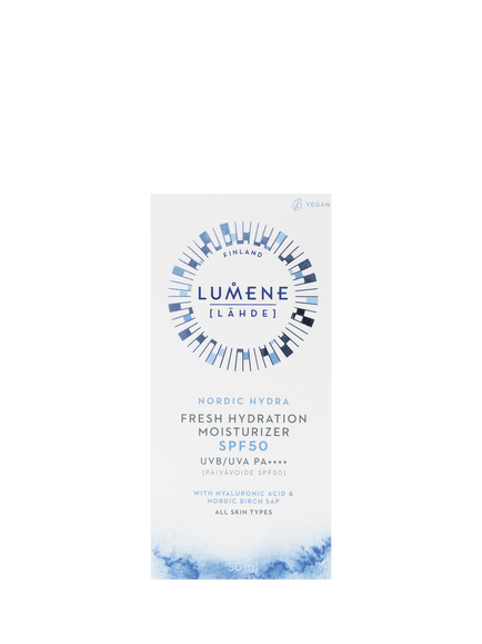 Lumene Nordic Hydra [Lähde] Fresh Hydration Moisturiser SPF 50, 50ml - view 2, 