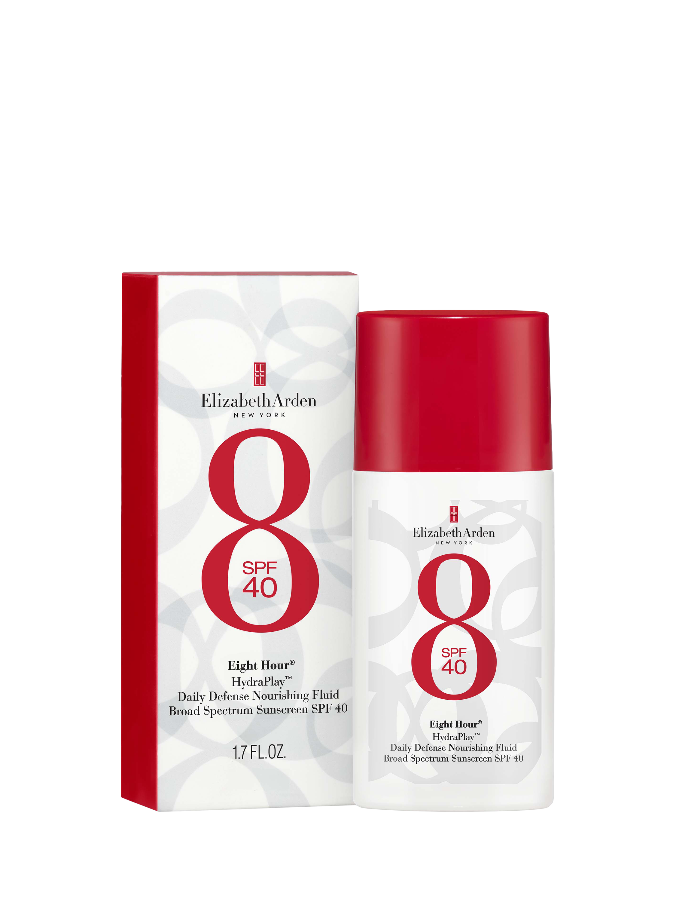 Product image 2 of 9, which shows Elizabeth Arden Eight Hour® HydraPlay Daily Defense Nourishing Fluid SPF 40, 50ml