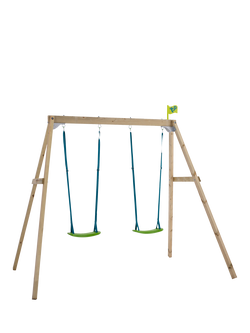 TP Toys Forest Wood Frame Double Swing, Multi