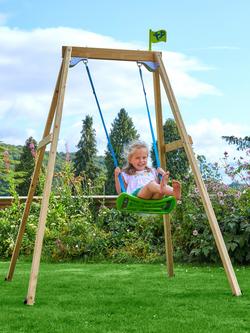 TP Toys Forest Wood Frame Single Swing - view 2, Multi