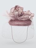 Vixen Corsage Pillbox Hat, Pink