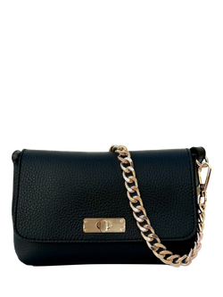 Apatchy London The Maisie Leather Crossbody Bag, Black