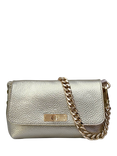 Apatchy London The Maisie Leather Crossbody Bag, Gold