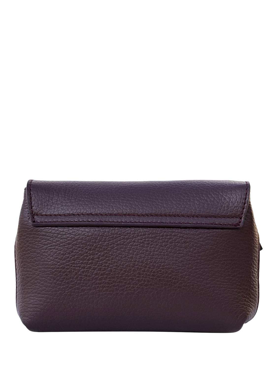 Product image 4 of 8, which shows Apatchy London The Maisie Leather Crossbody Bag, Port