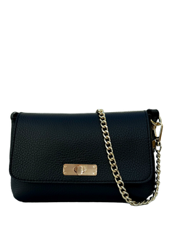 Apatchy London The Maisie Leather Crossbody Bag, Black