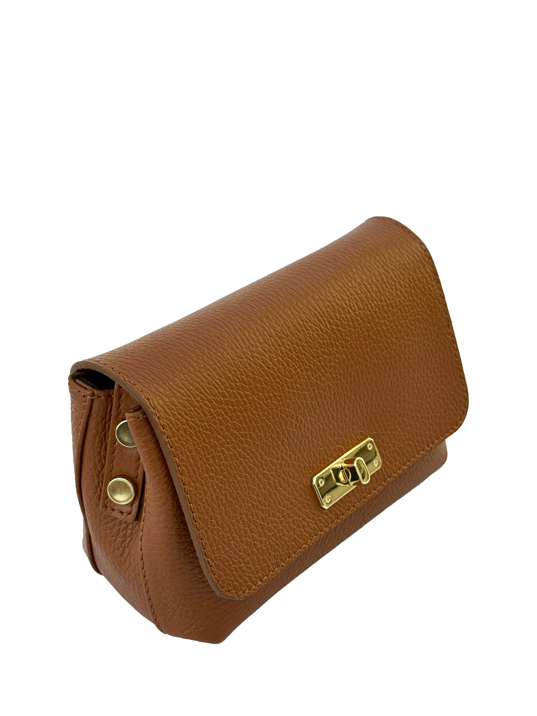 Product image 4 of 8, which shows Apatchy London The Maisie Leather Crossbody Bag, Tan