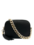 Apatchy London Leather Gold Chain Strap Cross Body Bag