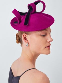 Whiteley Katy Small Disc Fascinator, Magenta, Magenta