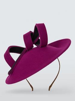 Whiteley Katy Small Disc Fascinator, Magenta - view 2, Magenta