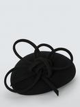 Whiteley Kensley Wool Felt Pillbox Fascinator, Black