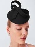 Whiteley Kirsten Wool Felt Pillbox Fascinator, Black