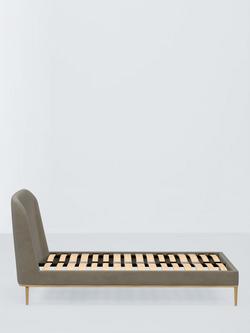 John Lewis Show-Wood Upholstered Bed Frame, Super King Size - view 2, Matte Velvet Mink
