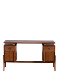 G Plan Chiltern Desk, Warm Oak - view 2, Natural