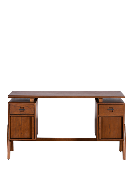 G Plan Chiltern Desk, Warm Oak - view 2, Natural