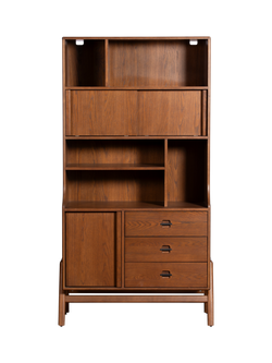 G Plan Chiltern Bookcase, Warm Oak - view 2, Natural