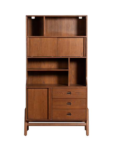 G Plan Chiltern Bookcase, Warm Oak - view 2, Natural