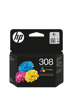 HP 308 Tri-Colour Original Ink Cartridge