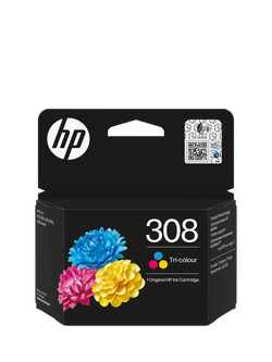 HP 308 Tri-Colour Original Ink Cartridge, Tri Colour