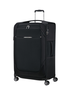 Samsonite Re-Lite Spinner 4-Wheel 78cm Expandable Suitcase, Black, Black