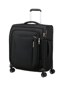 Samsonite Respark Spinner 4-Wheel 56cm Cabin Case, Black, Black