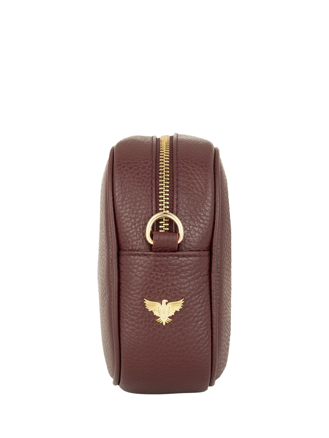 Product image 3 of 5, which shows Apatchy London Leather Crossbody Camera Bag, Port