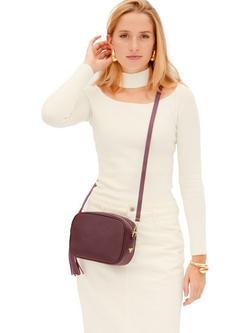Apatchy London Leather Crossbody Camera Bag - view 2, Port