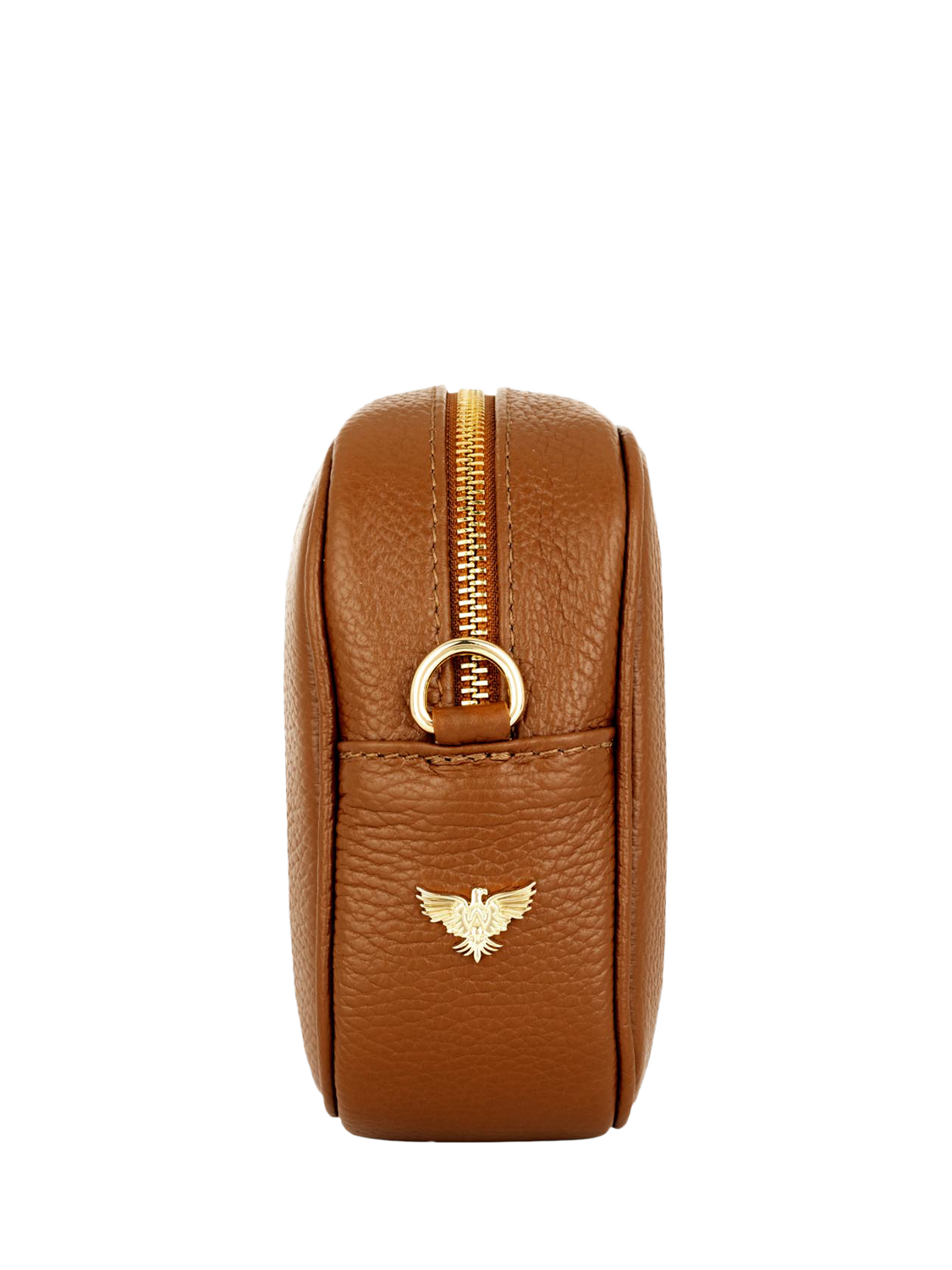 Product image 3 of 5, which shows Apatchy London Leather Crossbody Camera Bag, Tan