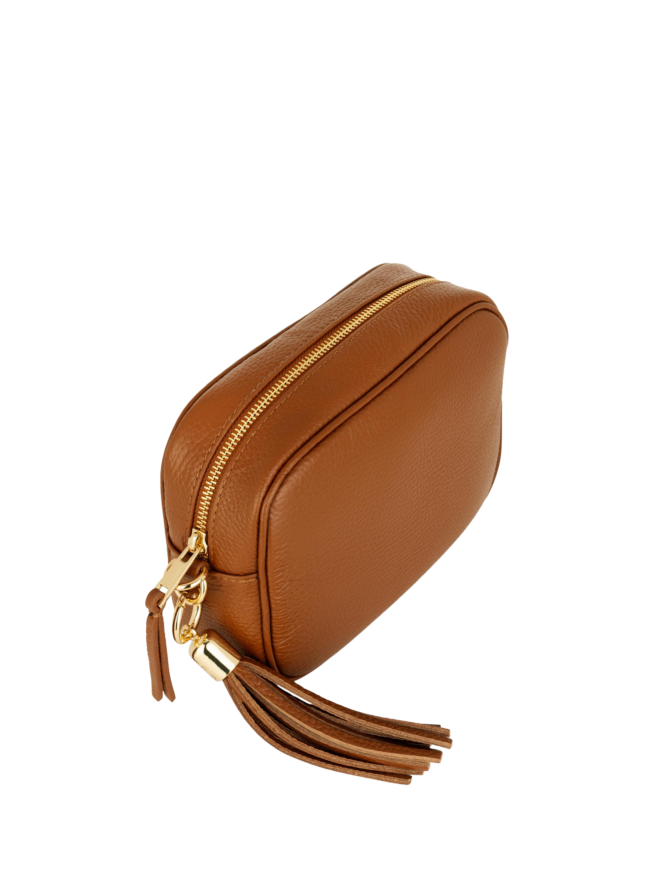 Product image 4 of 5, which shows Apatchy London Leather Crossbody Camera Bag, Tan