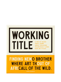 Chronicle Books Working Title Film Game, Multi Multi