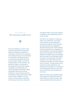 Chronicle Books Luxurious Bath Deck - view 2, Multi