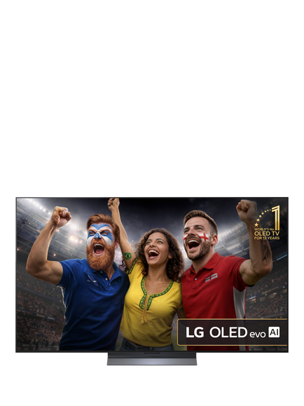 LG OLED65C54LA (2025) OLED evo HDR 4K Ultra HD Smart AI TV, 65 inch with Dolby Atmos, Dark Titan Silver, Dark Titan Silver