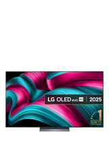 LG OLED77C54LA (2025) OLED HDR 4K Ultra HD Smart TV, 77 inch with Dolby Atmos, Dark Titan Silver