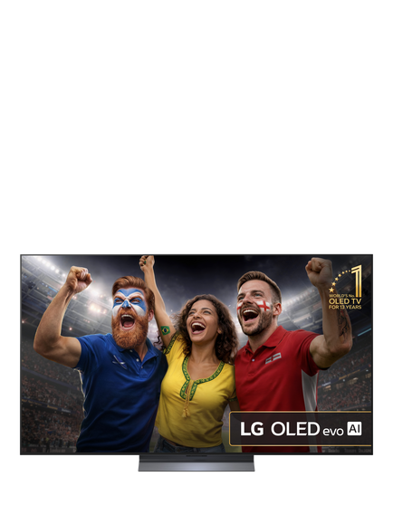 LG OLED77C54LA (2025) OLED evo HDR 4K Ultra HD Smart AI TV, 77 inch with Dolby Atmos, Dark Titan Silver, Dark Titan Silver