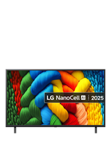 LG 43NANO80A6B (2025) LED HDR NanoCell 4K Ultra HD Smart TV, 43 inch, Ashed Blue