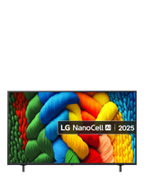 LG 55NANO80A6B (2025) LED HDR NanoCell 4K Ultra HD Smart TV, 55 inch, Ashed Blue