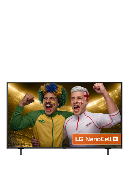 LG 55NANO80A6B (2025) LED HDR NanoCell 4K Ultra HD Smart AI TV, 55 inch, Ashed Blue, Ashed Blue