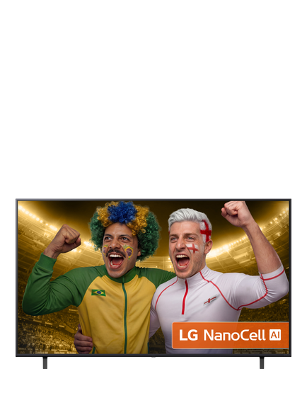LG 65NANO80A6B (2025) LED HDR NanoCell 4K Ultra HD Smart AI TV, 65 inch, Ashed Blue, Ashed Blue