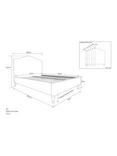 John Lewis Alice Upholstered Bed Frame, Double