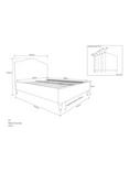 John Lewis Alice Upholstered Bed Frame, King Size