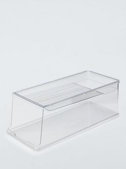 John Lewis Fridge Organiser Can Dispenser, Clear, Clear