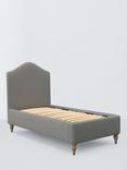John Lewis Alice Upholstered Bed Frame, Single, Soft Twill Smoke