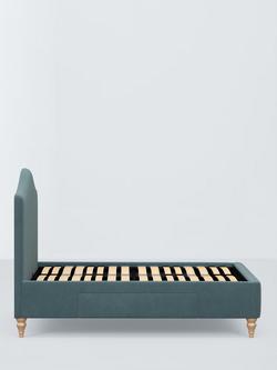 John Lewis Alice 2 Drawer Upholstered Bed Frame, Double - view 2, Deep Velvet Petrol